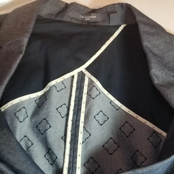 NWT Liz Claiborne Denim Jacket 3 Button Front Women Career 22W Stretch - Picture 13 of 13